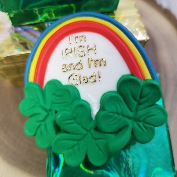 Irish Shamrock brooch - Picture 3 of 6